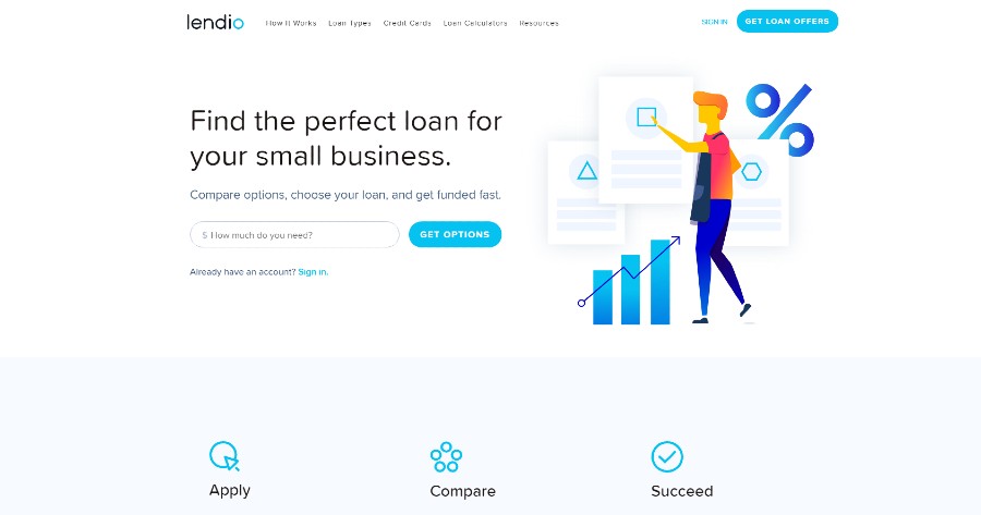 Lendio  - Find the perfect loan for your business 