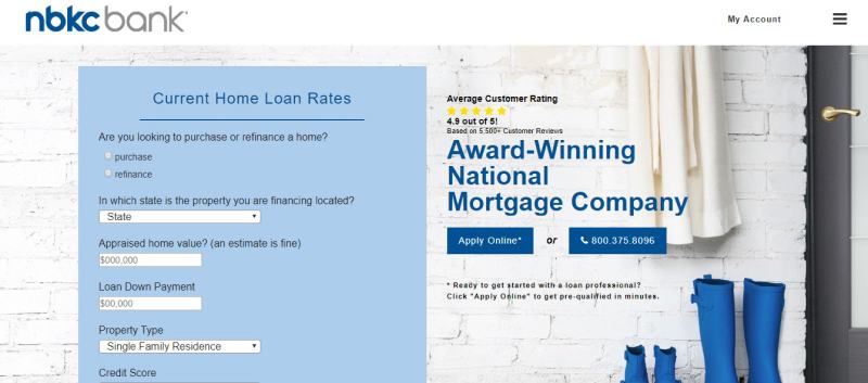 NBKC Bank - home loan rates