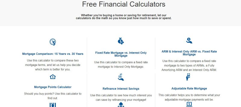 NBKC Bank - free financial calaulators